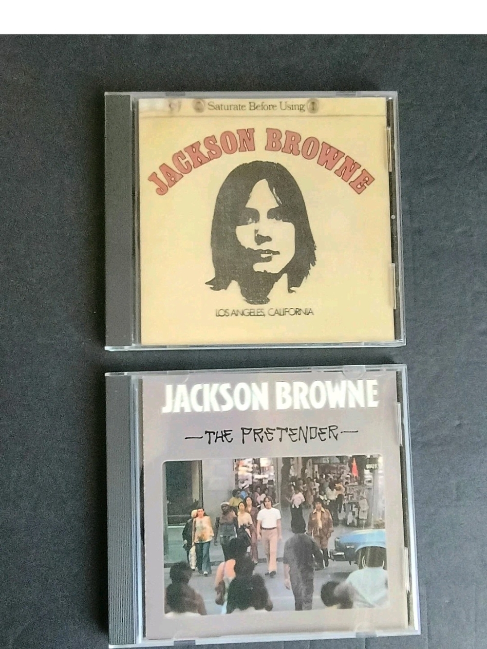 Lot Of 2 CD Jackson Browne Saturate Before Using & The Pretender